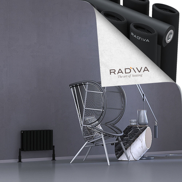 Radiva - Tano Radiateur En Aluminium 300x514 Noir