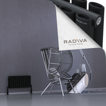 Radiva - Tano Radiateur En Aluminium 300x630 Noir