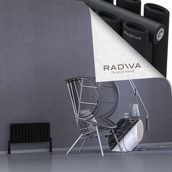 Radiva - Tano Radiateur En Aluminium 300x688 Noir