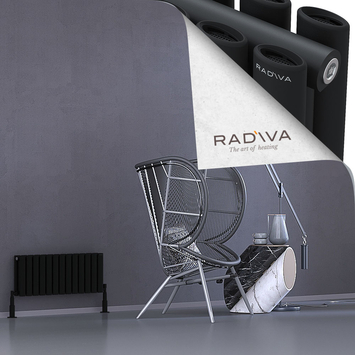 Radiva - Tano Radiateur En Aluminium 300x746 Noir