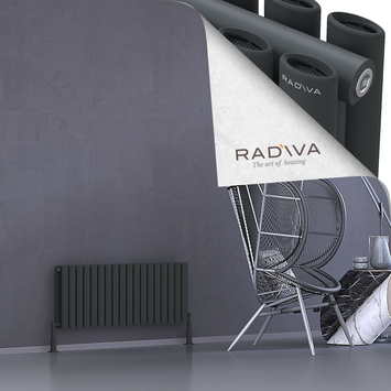 Radiva - Tano Radiateur En Aluminium 400x1036 Anthracite Foncé