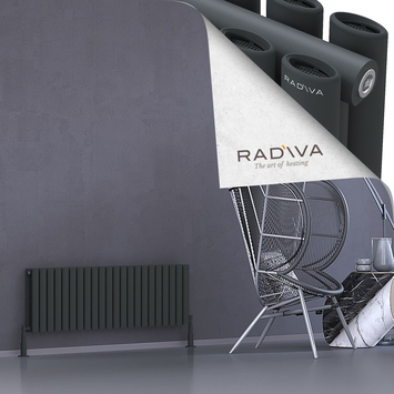 Radiva - Tano Radiateur En Aluminium 400x1268 Anthracite Foncé