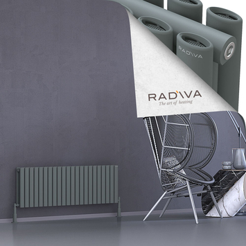 Radiva - Tano Radiateur En Aluminium 400x1268 Anthracite