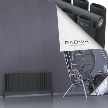 Radiva - Tano Radiateur En Aluminium 400x1326 Anthracite Foncé
