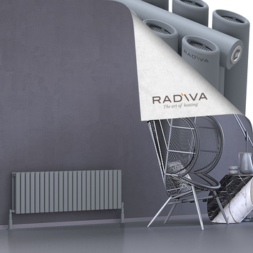 Radiva - Tano Radiateur En Aluminium 400x1326 Gris