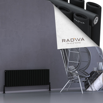 Radiva - Tano Radiateur En Aluminium 400x1326 Noir