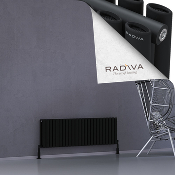 Radiva - Tano Radiateur En Aluminium 400x1384 Noir