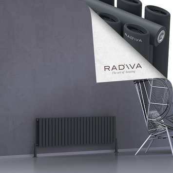 Radiva - Tano Radiateur En Aluminium 400x1442 Anthracite Foncé