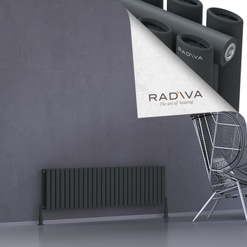 Radiva - Tano Radiateur En Aluminium 400x1558 Anthracite Foncé
