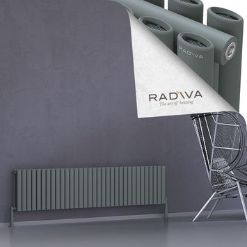 Radiva - Tano Radiateur En Aluminium 400x1906 Anthracite