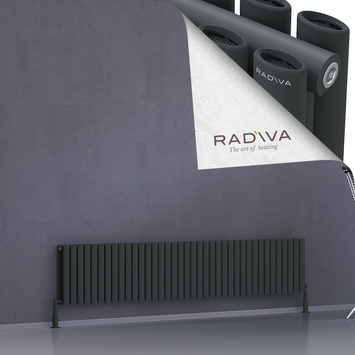 Radiva - Tano Radiateur En Aluminium 400x2196 Anthracite Foncé