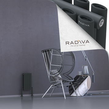 Radiva - Tano Radiateur En Aluminium 400x224 Anthracite Foncé