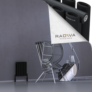 Radiva - Tano Radiateur En Aluminium 400x340 Noir