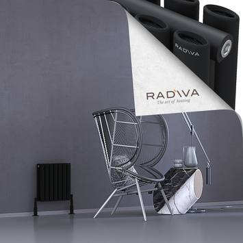 Radiva - Tano Radiateur En Aluminium 400x398 Noir