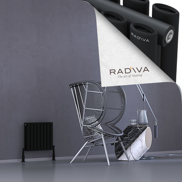 Tano Radiateur En Aluminium 400x456 Noir - Thumbnail