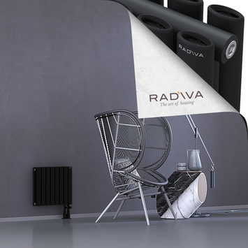 Tano Radiateur En Aluminium 400x456 Noir - Thumbnail