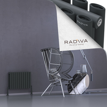 Radiva - Tano Radiateur En Aluminium 400x630 Anthracite Foncé