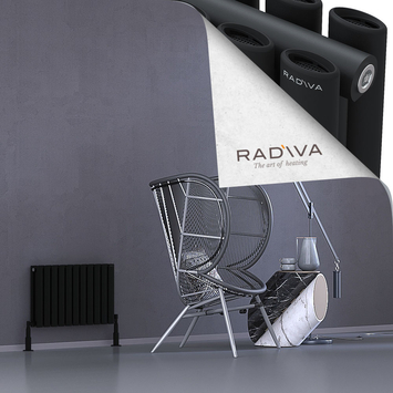 Radiva - Tano Radiateur En Aluminium 400x630 Noir