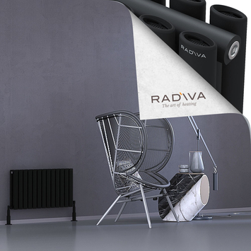 Radiva - Tano Radiateur En Aluminium 400x746 Noir