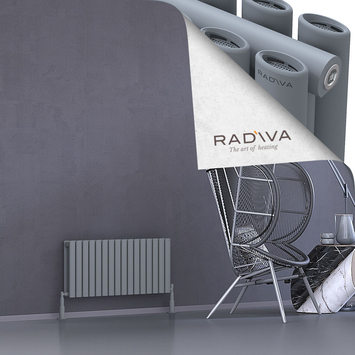 Radiva - Tano Radiateur En Aluminium 400x920 Gris