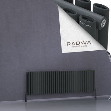 Radiva - Tano Radiateur En Aluminium 500x1964 Anthracite Foncé