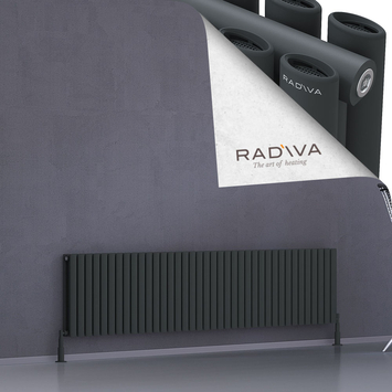 Radiva - Tano Radiateur En Aluminium 500x2196 Anthracite Foncé