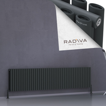 Radiva - Tano Radiateur En Aluminium 500x2428 Anthracite Foncé