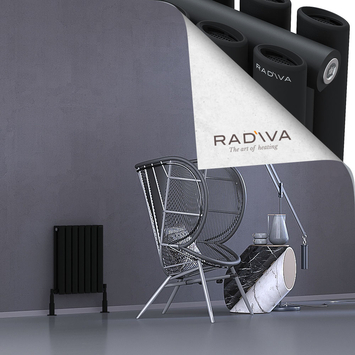 Radiva - Tano Radiateur En Aluminium 500x398 Noir