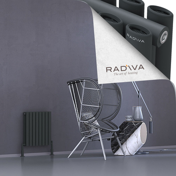 Radiva - Tano Radiateur En Aluminium 500x456 Anthracite Foncé