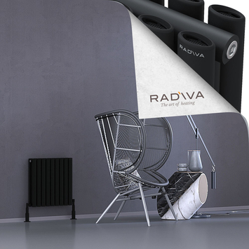 Radiva - Tano Radiateur En Aluminium 500x514 Noir