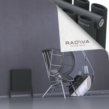 Radiva - Tano Radiateur En Aluminium 500x572 Anthracite Foncé