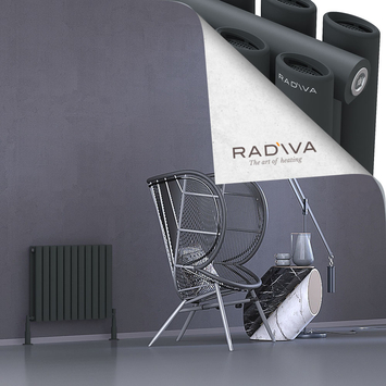 Radiva - Tano Radiateur En Aluminium 500x630 Anthracite Foncé