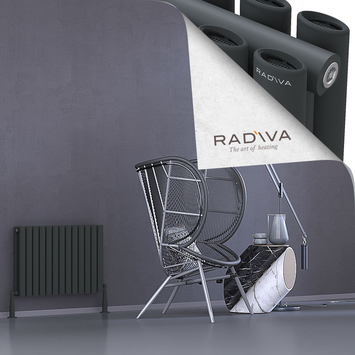 Radiva - Tano Radiateur En Aluminium 500x746 Anthracite Foncé