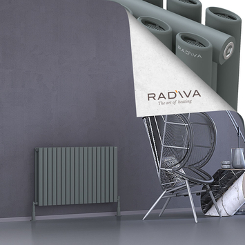 Radiva - Tano Radiateur En Aluminium 600x1036 Anthracite