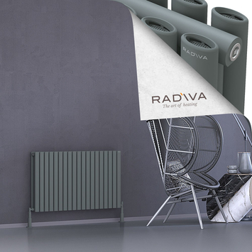Radiva - Tano Radiateur En Aluminium 600x1094 Anthracite