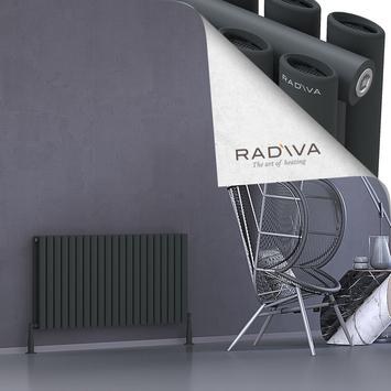 Radiva - Tano Radiateur En Aluminium 600x1210 Anthracite Foncé