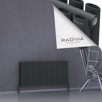 Radiva - Tano Radiateur En Aluminium 600x1500 Anthracite Foncé