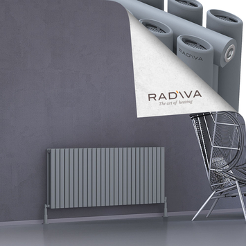 Radiva - Tano Radiateur En Aluminium 600x1500 Gris