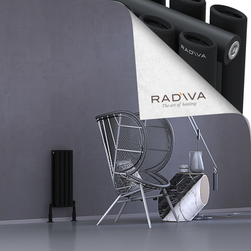 Radiva - Tano Radiateur En Aluminium 600x224 Noir