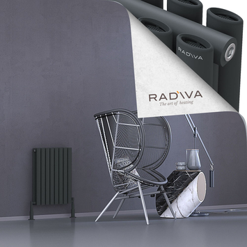 Radiva - Tano Radiateur En Aluminium 600x456 Anthracite Foncé
