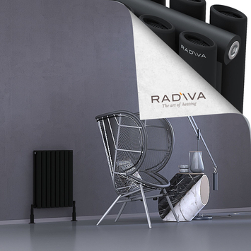 Radiva - Tano Radiateur En Aluminium 600x456 Noir