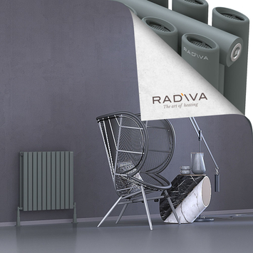 Radiva - Tano Radiateur En Aluminium 600x630 Anthracite