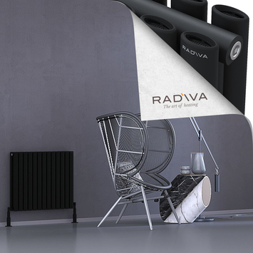 Radiva - Tano Radiateur En Aluminium 600x746 Noir