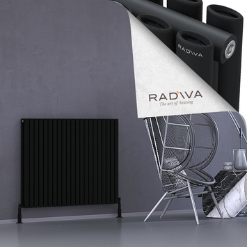 Radiva - Tano Radiateur En Aluminium 900x1210 Noir