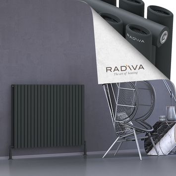Radiva - Tano Radiateur En Aluminium 900x1268 Anthracite Foncé