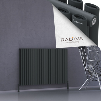 Radiva - Tano Radiateur En Aluminium 900x1500 Anthracite Foncé