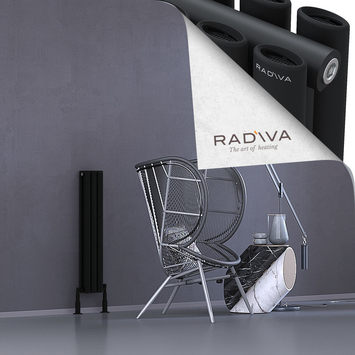 Radiva - Tano Radiateur En Aluminium 900x166 Noir