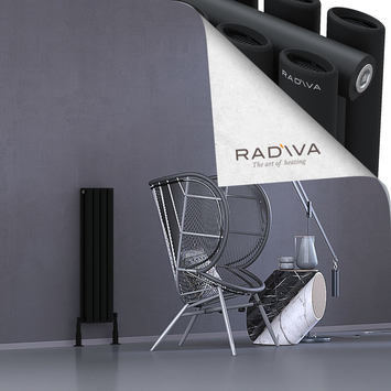 Radiva - Tano Radiateur En Aluminium 900x224 Noir