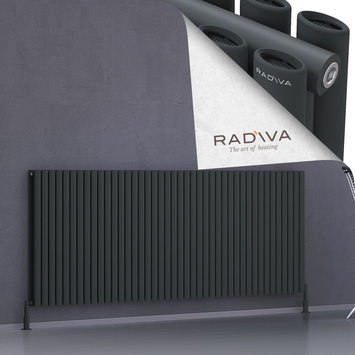 Radiva - Tano Radiateur En Aluminium 900x2428 Anthracite Foncé