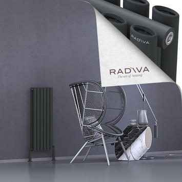 Radiva - Tano Radiateur En Aluminium 900x340 Anthracite Foncé